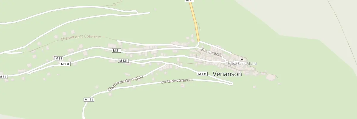 Plan du 23 Rte du Segui à Venanson