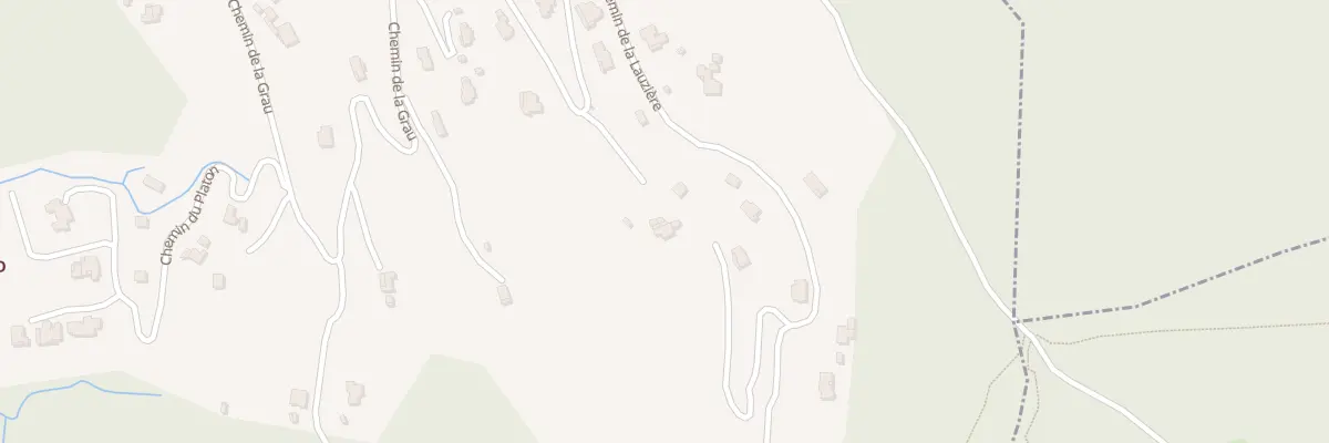 Plan du 2422 Che de la Grau à Saint-Blaise