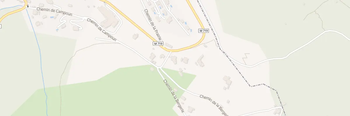 Plan du 480 Che de Campoun à Aspremont