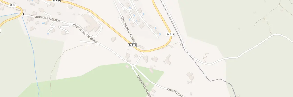 Plan du 18B Che de la Prairie à Aspremont