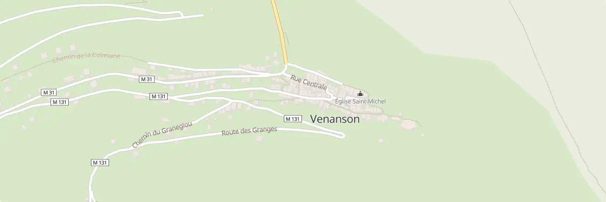 Plan du 7 Rue de la Fontaine à Venanson