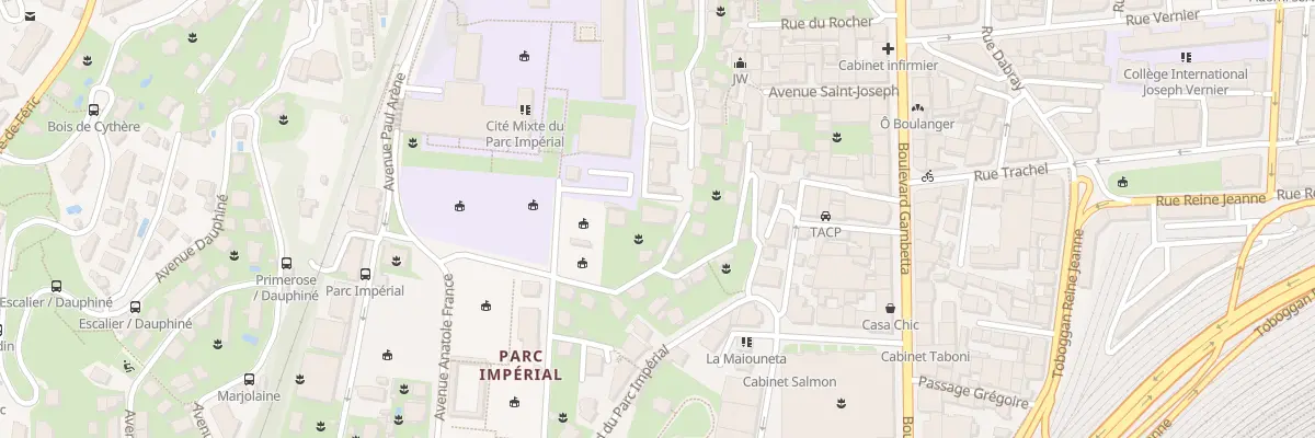 Plan du 9004 Av René-Maurice à Nice