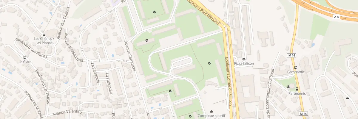 Plan du 54 Av du Ray à Nice