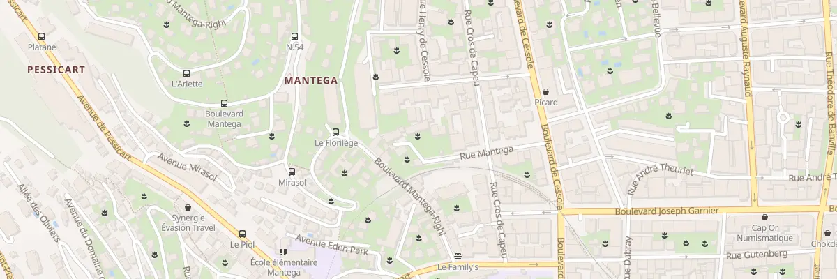 Plan du 14 Rue Mantega à Nice