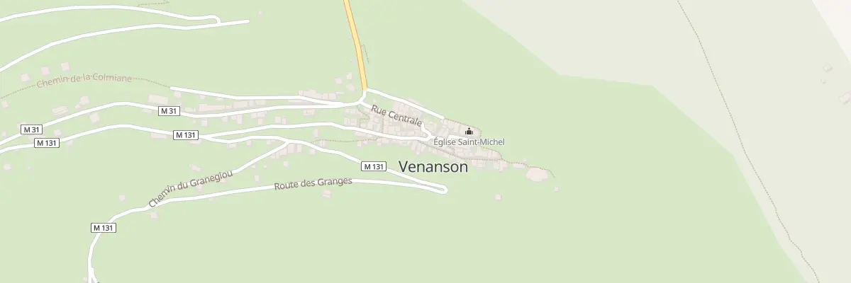 Plan du 2 Pl Centrale à Venanson