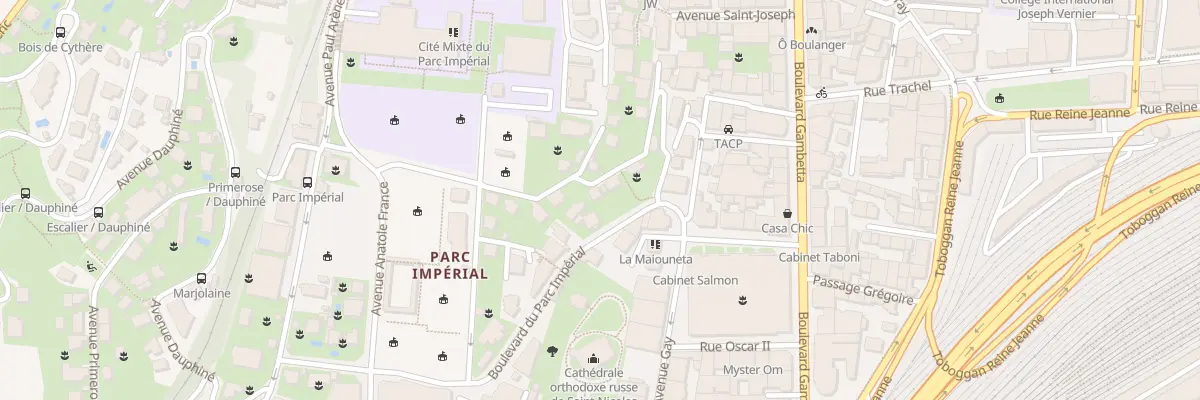 Plan du 17 Av René-Maurice à Nice