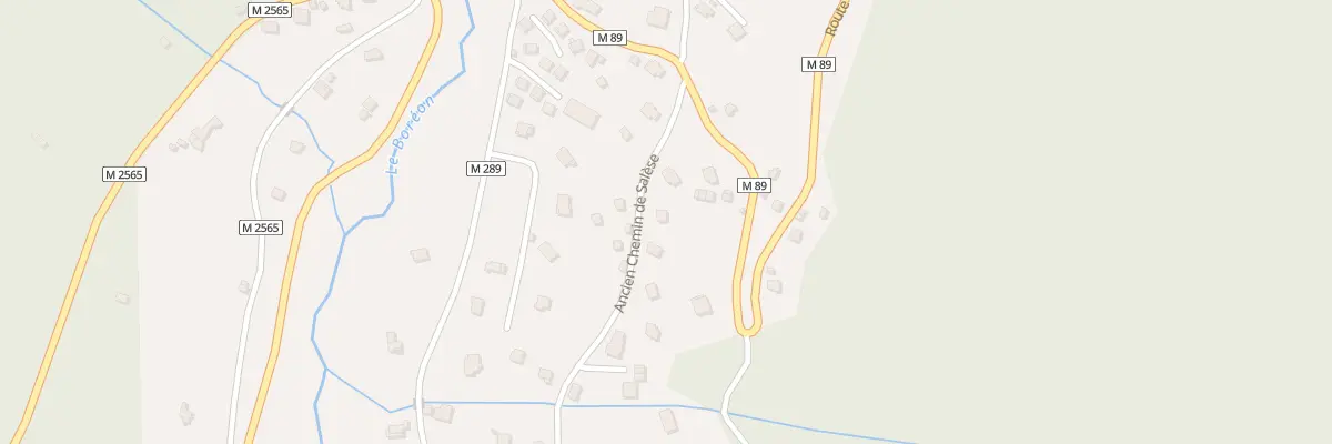 Plan du 593 Ach de Saleze à Saint-Martin-Vésubie