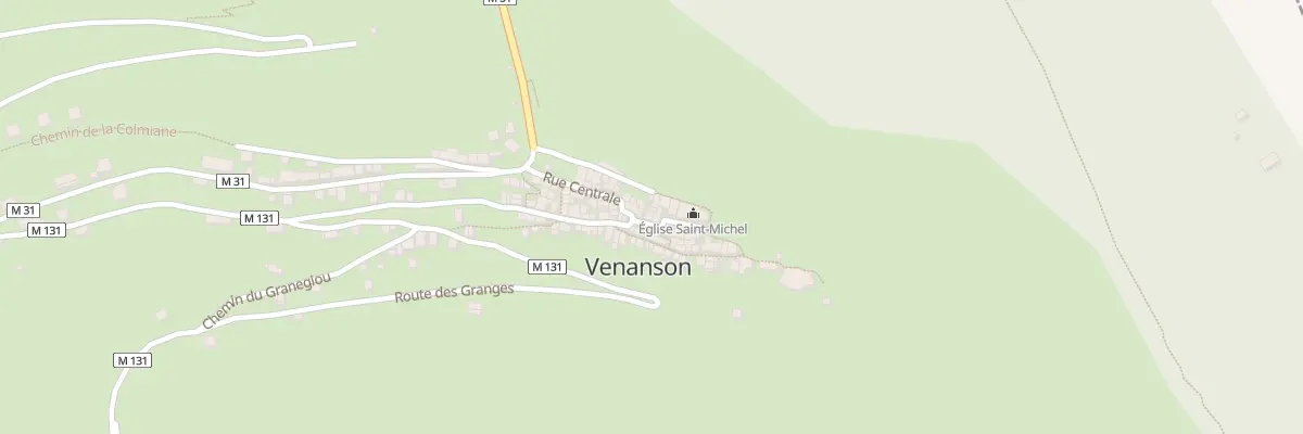 Plan du 7 Rue du Cercle à Venanson