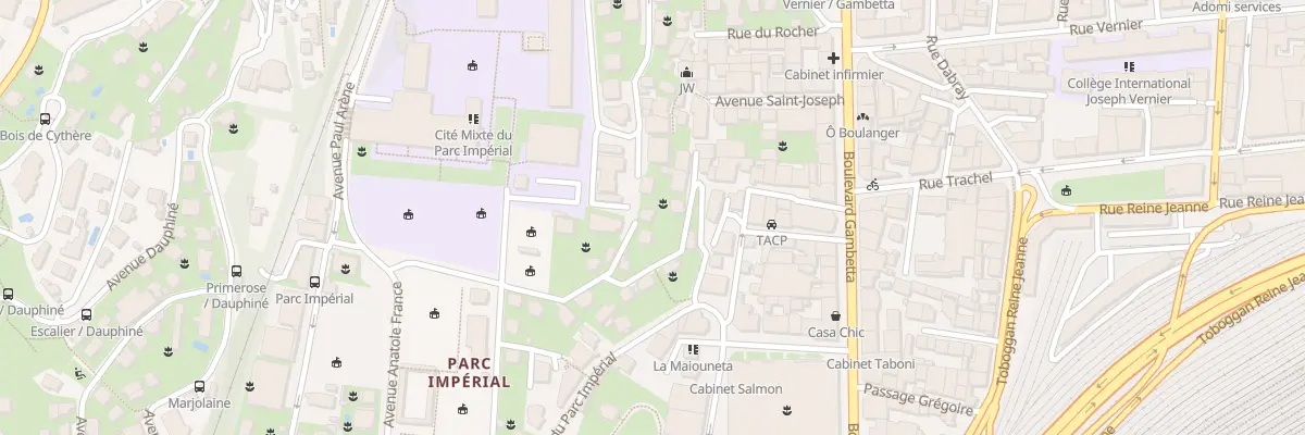 Plan du 9003 Av René-Maurice à Nice