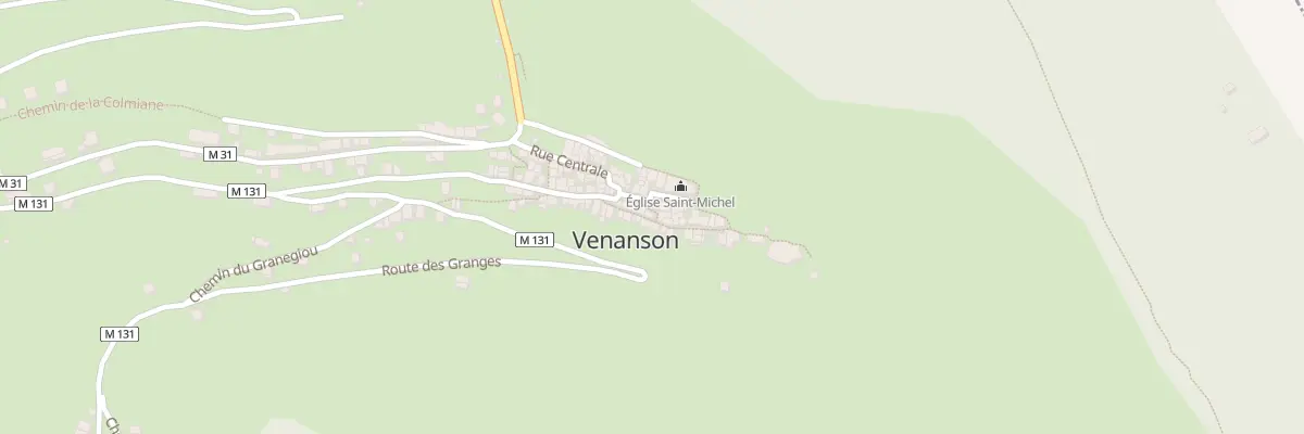 Plan du 6 Mte du Four à Venanson