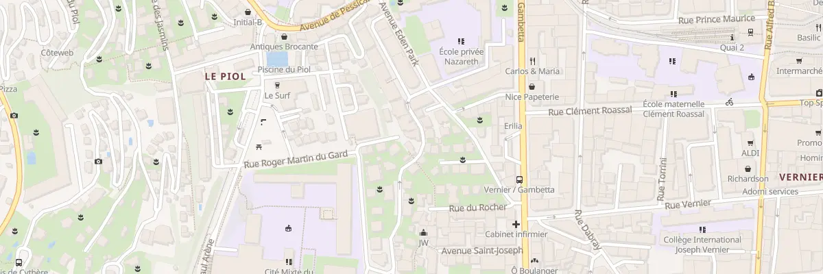 Plan du 14 Av Buenos Ayres à Nice
