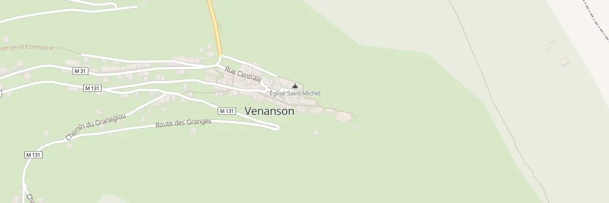 Plan du 3 Tra du Serre à Venanson