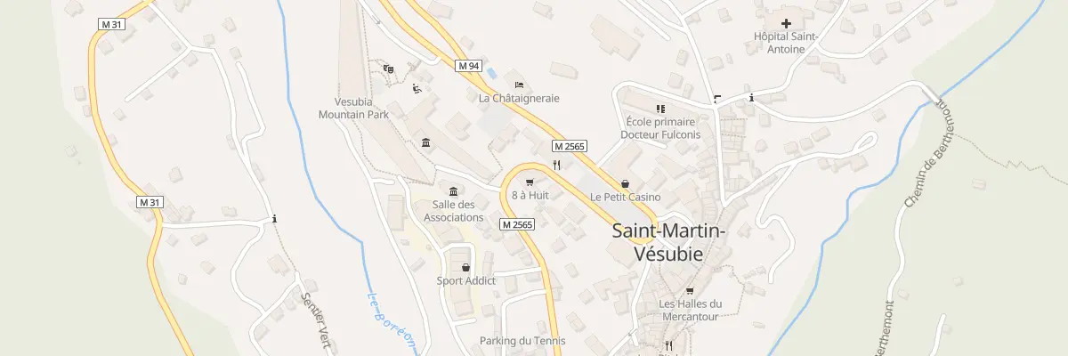 Plan du 97 Av Charles de Caqueray à Saint-Martin-Vésubie