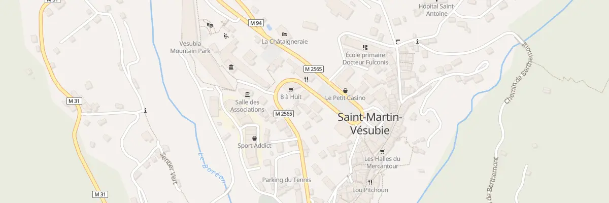 Plan du 91 Av Charles de Caqueray à Saint-Martin-Vésubie