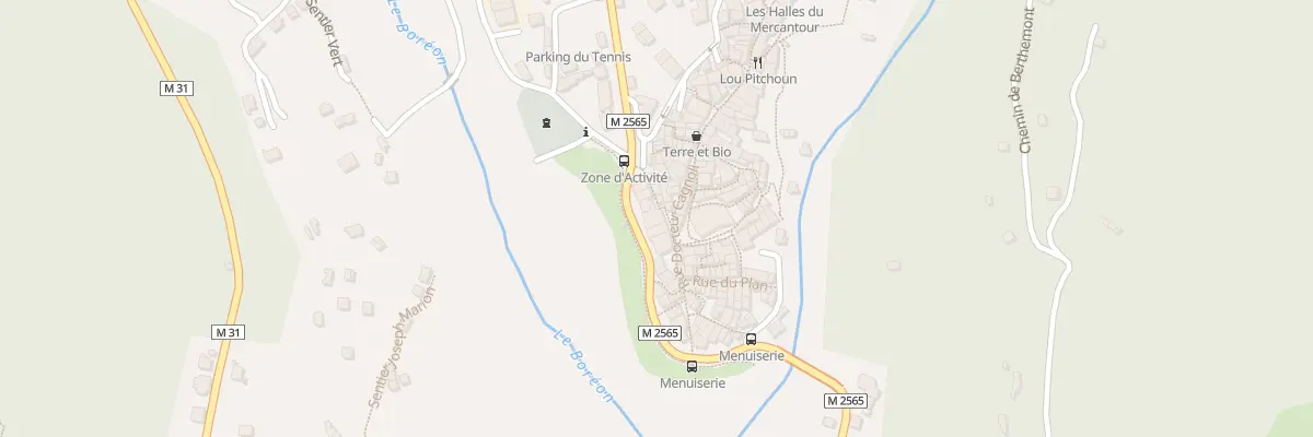 Plan du 33 Rue Docteur Cagnoli à Saint-Martin-Vésubie