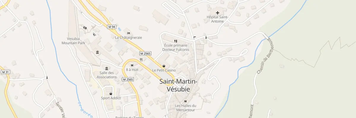 Plan du 6 Bd Lazare Raiberti à Saint-Martin-Vésubie