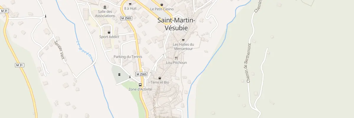 Plan du 36 Rue Docteur Cagnoli à Saint-Martin-Vésubie