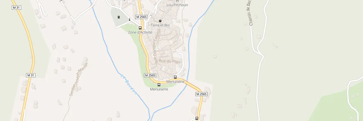 Plan du 12 Pl de La Frairie à Saint-Martin-Vésubie