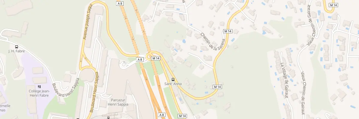 Plan du 83 Av de Gairaut à Nice