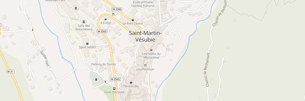 Plan du 50 Rue Docteur Cagnoli à Saint-Martin-Vésubie