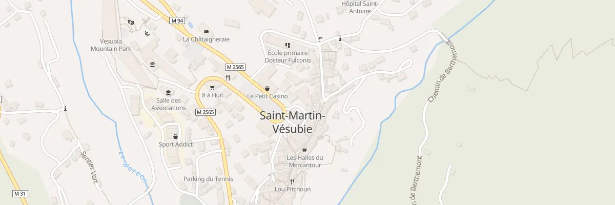 Plan du 8 Pl Felix Faure à Saint-Martin-Vésubie