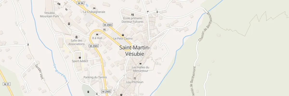 Plan du 87 Rue Docteur Cagnoli à Saint-Martin-Vésubie