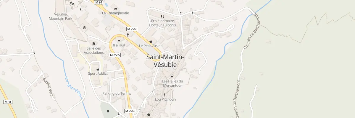 Plan du 85 Rue Docteur Cagnoli à Saint-Martin-Vésubie