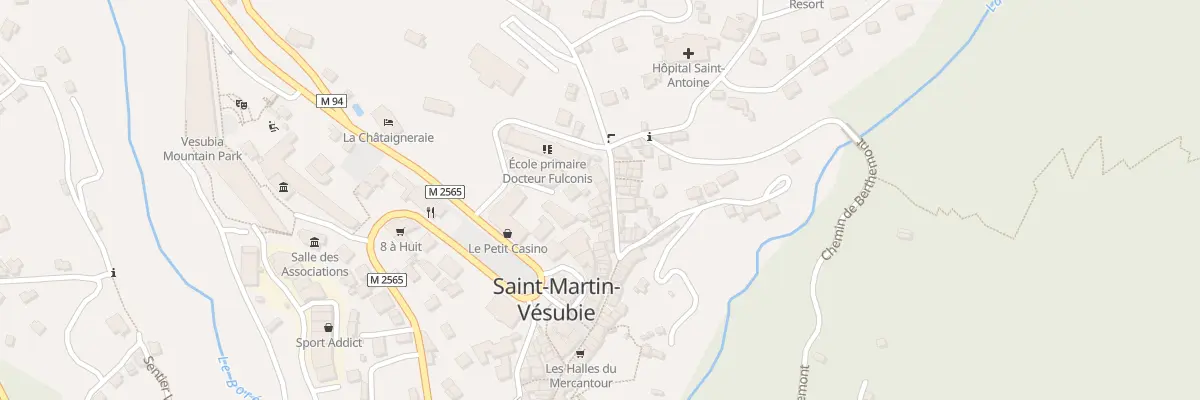 Plan du 121 Rue Docteur Cagnoli à Saint-Martin-Vésubie