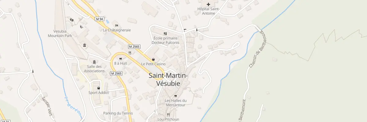 Plan du 105 Rue Docteur Cagnoli à Saint-Martin-Vésubie
