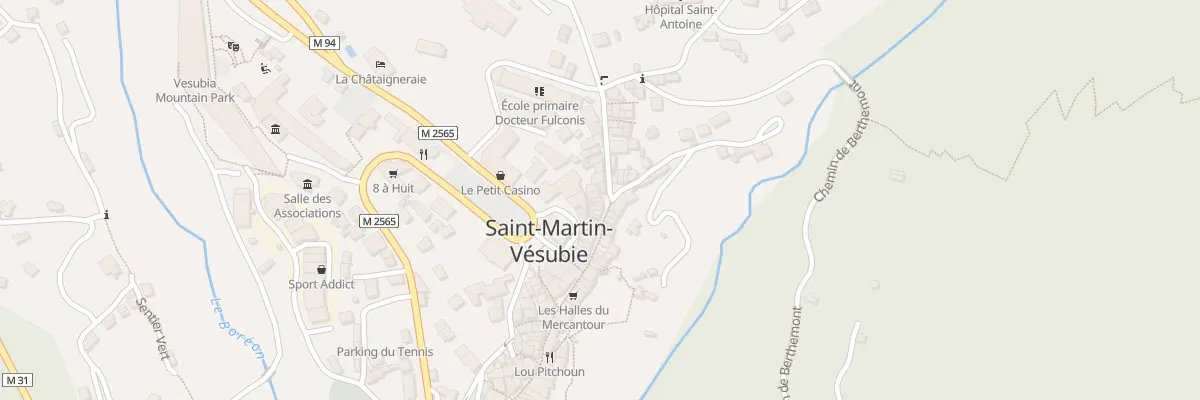 Plan du 99 Rue Docteur Cagnoli à Saint-Martin-Vésubie