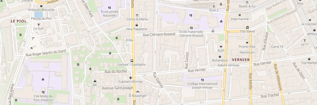 Plan du 40 Rue Dabray à Nice