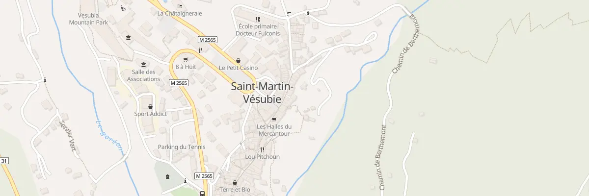 Plan du 66B Rue Docteur Cagnoli à Saint-Martin-Vésubie