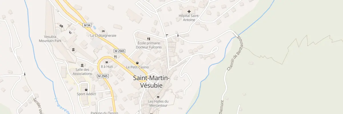 Plan du 88B Rue Docteur Cagnoli à Saint-Martin-Vésubie