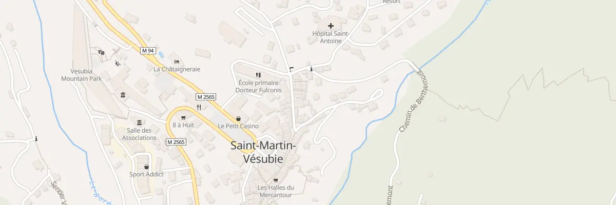Plan du 88C Rue Docteur Cagnoli à Saint-Martin-Vésubie