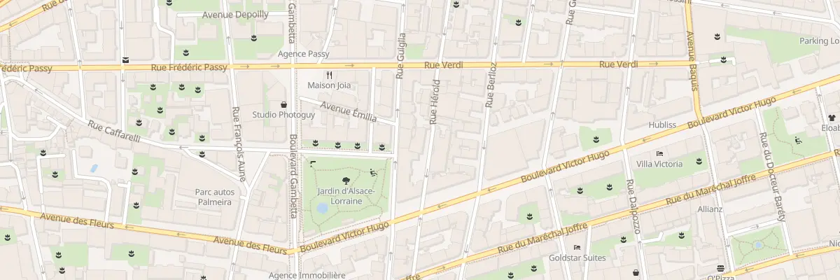 Plan du 5 Rue Herold à Nice