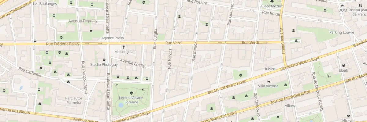 Plan du 5T Rue Berlioz à Nice