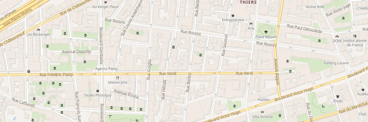 Plan du 15 Rue Berlioz à Nice