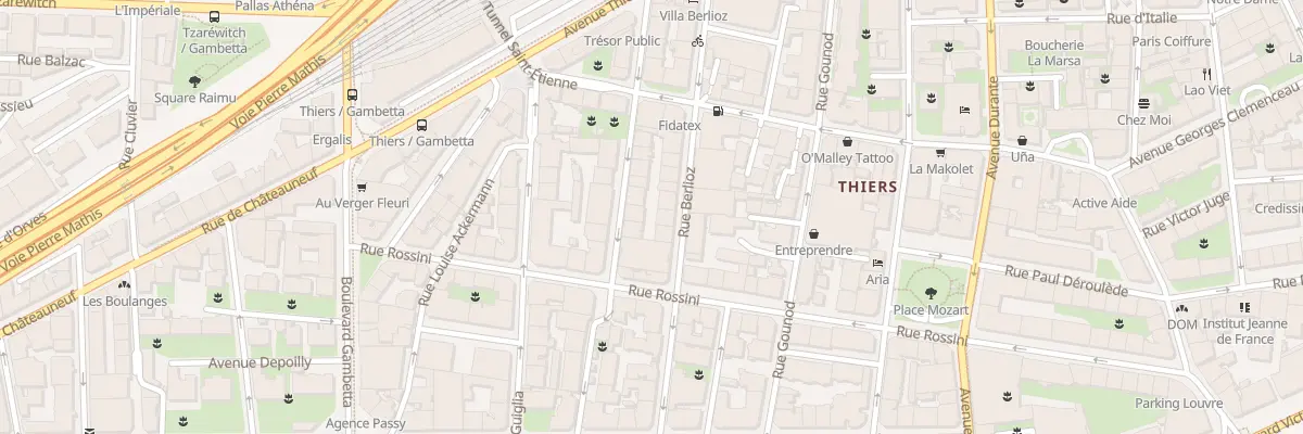 Plan du 31 Rue Berlioz à Nice