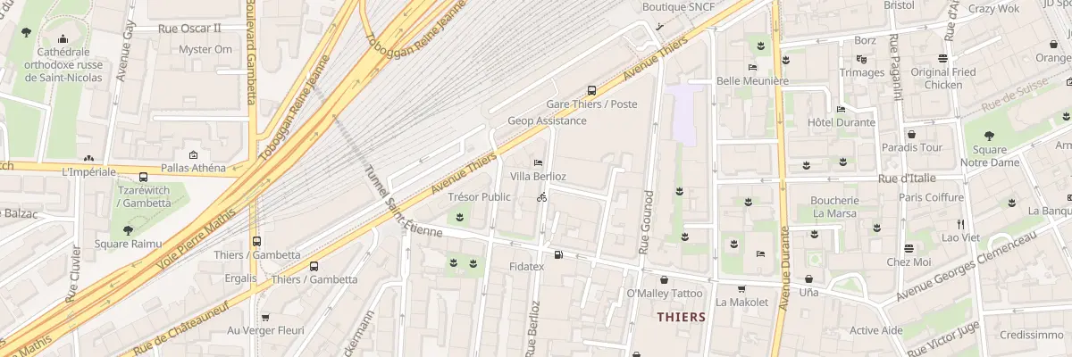 Plan du 49 Rue Berlioz à Nice