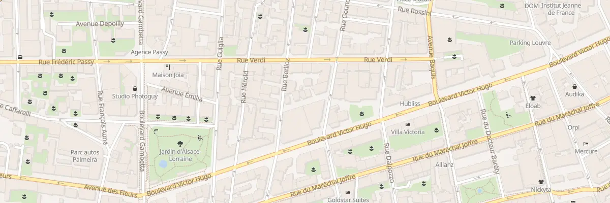 Plan du 1T Rue Gounod à Nice