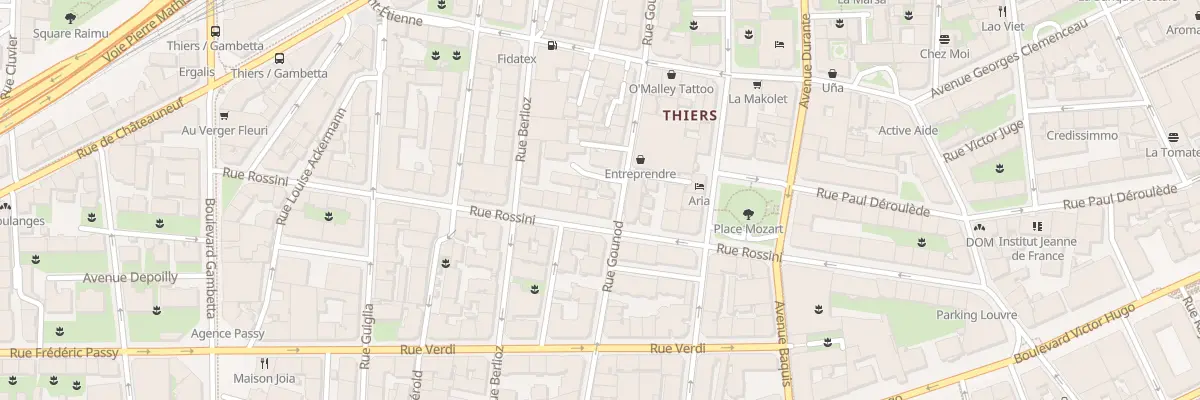 Plan du 19 Rue Gounod à Nice