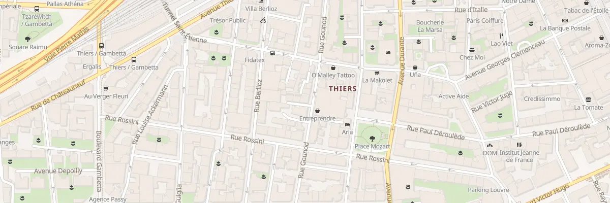 Plan du 27 Rue Gounod à Nice