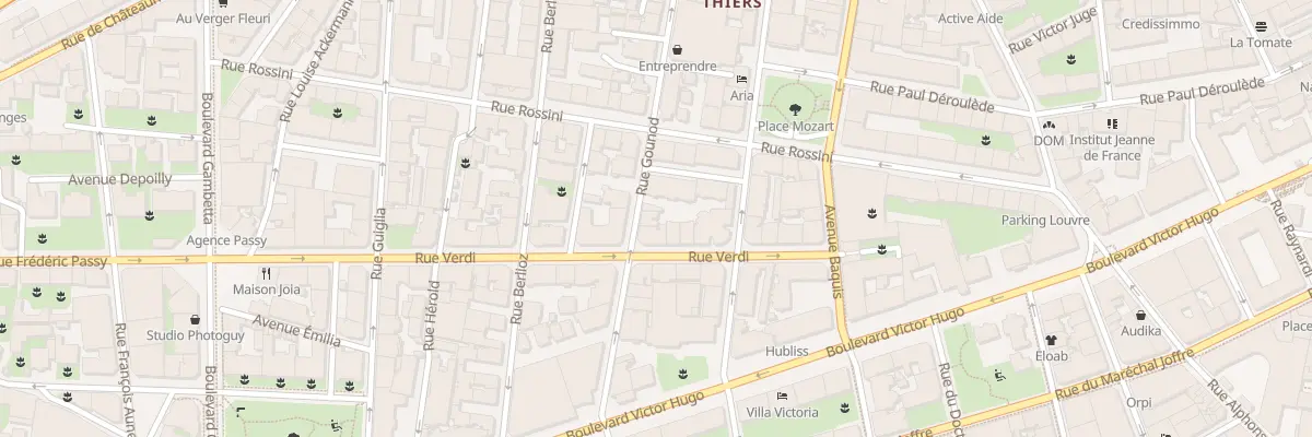 Plan du 14 Rue Gounod à Nice