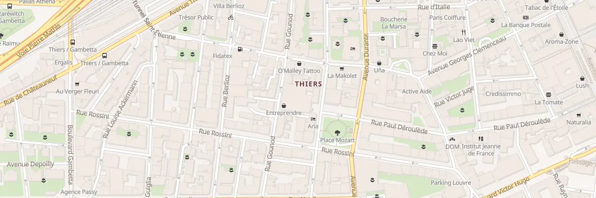 Plan du 24 Rue Gounod à Nice