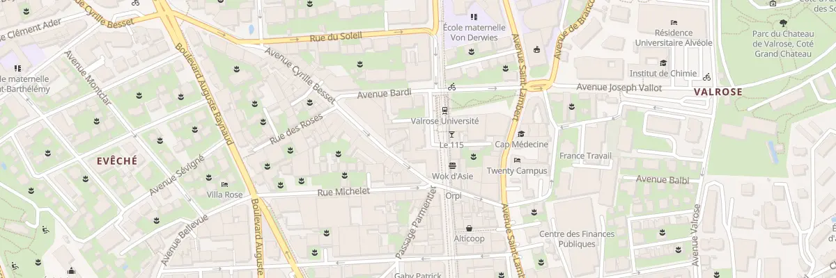 Plan du 55 Av Borriglione à Nice
