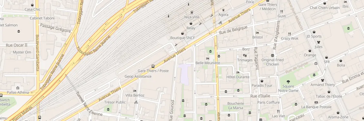 Plan du 56 Rue Gounod à Nice