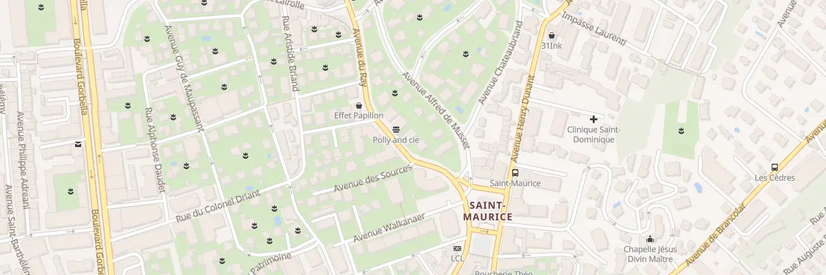 Plan du 4 Av du Ray à Nice