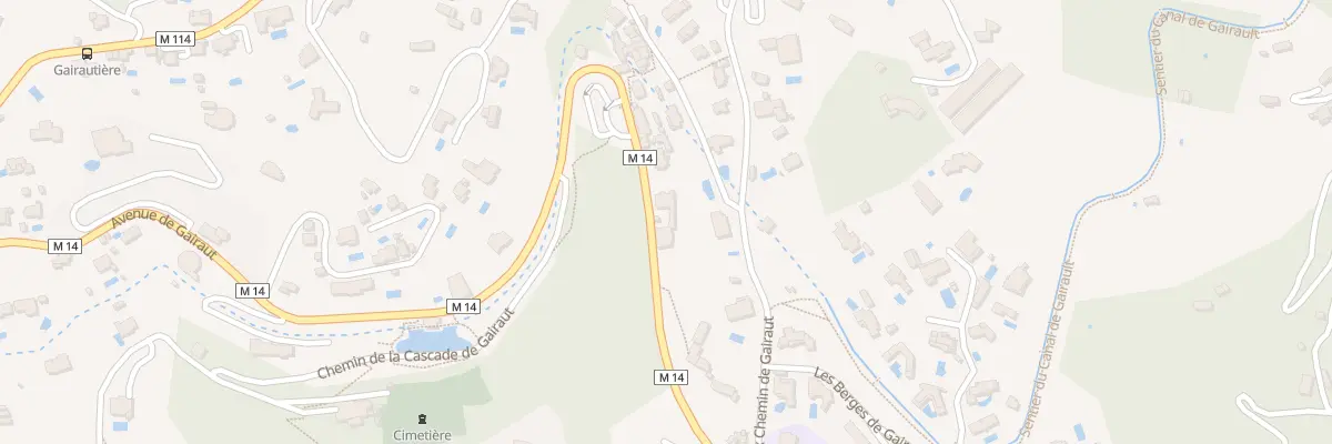 Plan du 222 Av de Gairaut à Nice