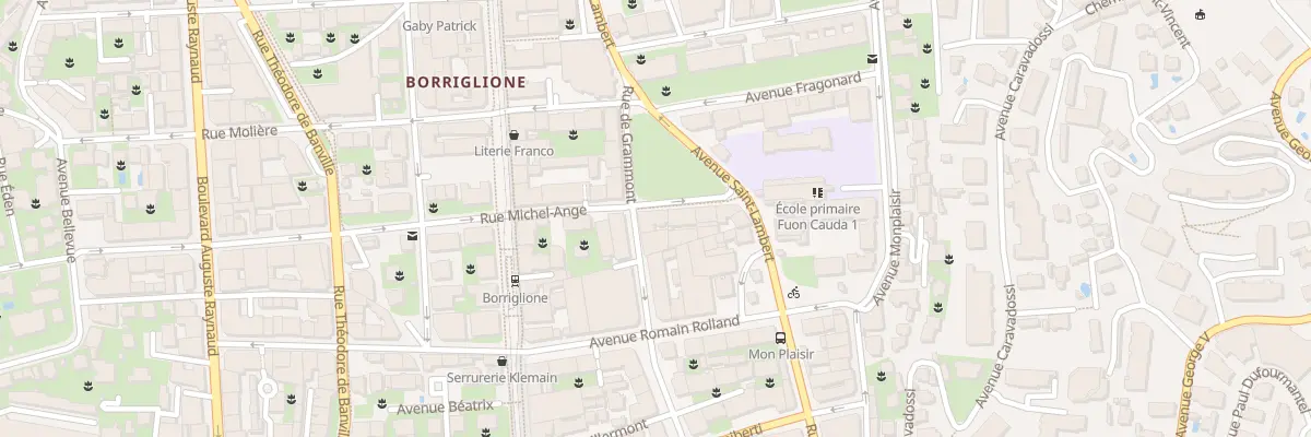 Plan du 7 Rue Michel Ange à Nice