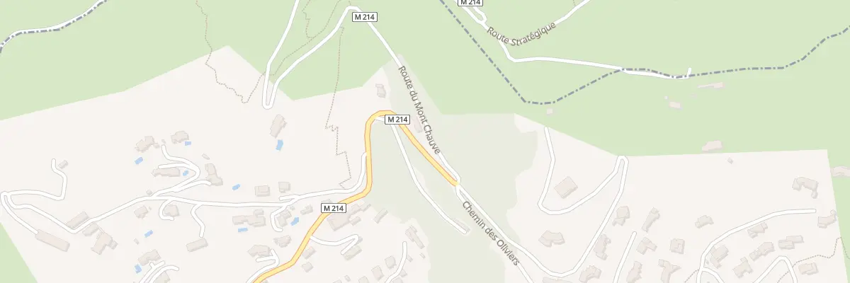 Plan du 5514 Rte du Mont-Chauve à Falicon